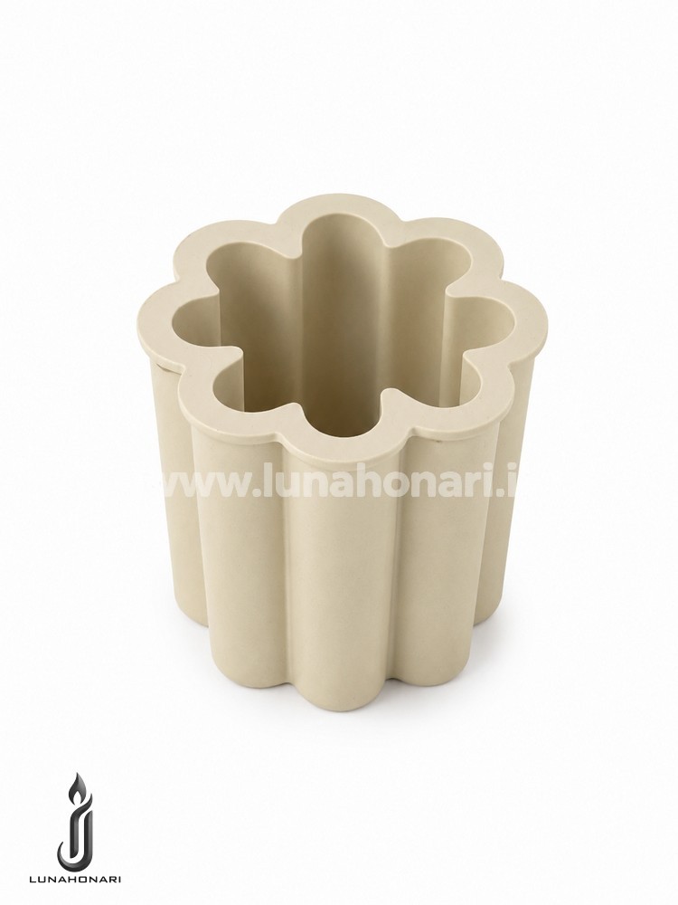 قالب شمع پلاستیکی طرح گل کد 6
