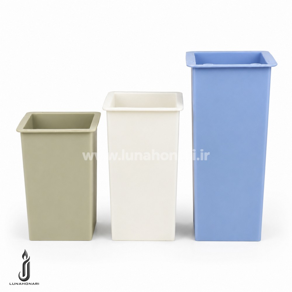 قالب شمع پلاستیکی مکعبی بسته 3 عددی  کد520
